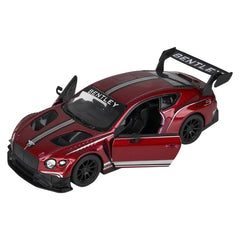5" Diecast Pull Back Bentley Continental Gt3 LLB kids toys
