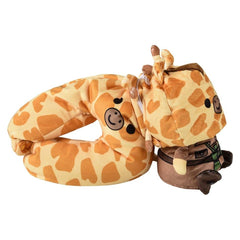 Zoo Giraffe Reverse Neck Pillow - LLB Toys