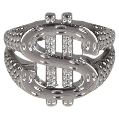 Bling Dollar Sign Ring 0.75" - LLB Toys