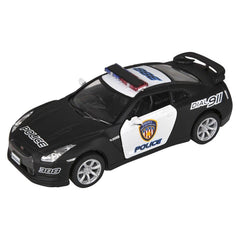 5" Diecast  2009 Nissan Gt-R R35 Police - LLB Toys