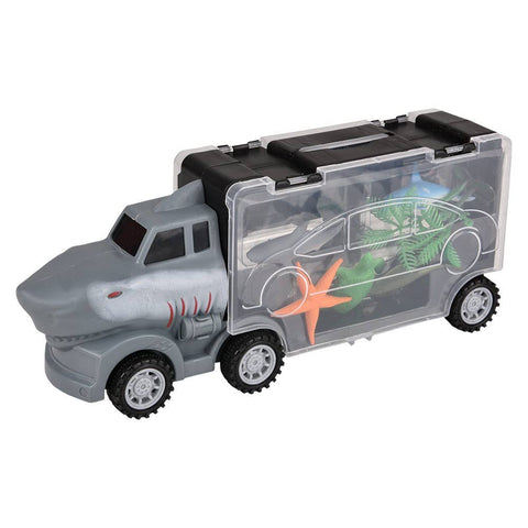 11" Shark Truck And Animal Carrier