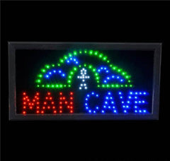 LIGHT-UP "MAN CAVE" SIGN 10"X9" LLB Light-up Toys