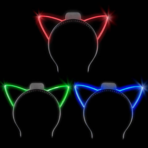 LED CAT EAR HEADBAND LLB Party Supply