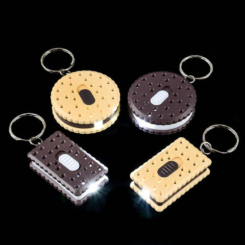1.75" Flashlight Cookie Keychains - LLB Toys