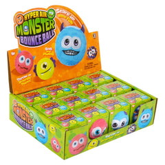 3.25" Hyper Air Plush Monster Bounce Ball - LLB Toys