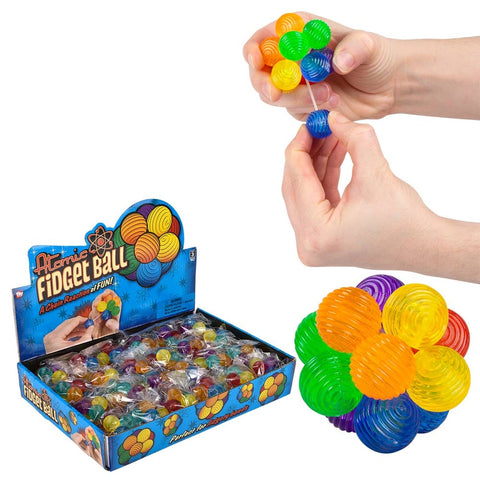 2.25" Atomic Fidget Ball 24ct - LLB Toys