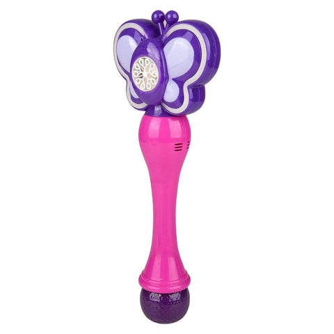 14.5" Light-Up Neon Butterfly Bubble Wand - LLB Toys