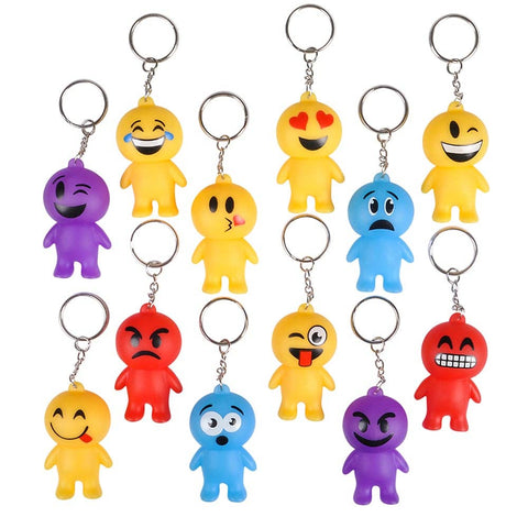 2.5" EMOTICON GUY KEYCHAIN LLB Keychain