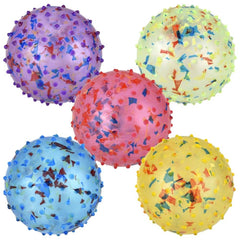 5" Confetti Knobby Ball 250ct LLB kids toys