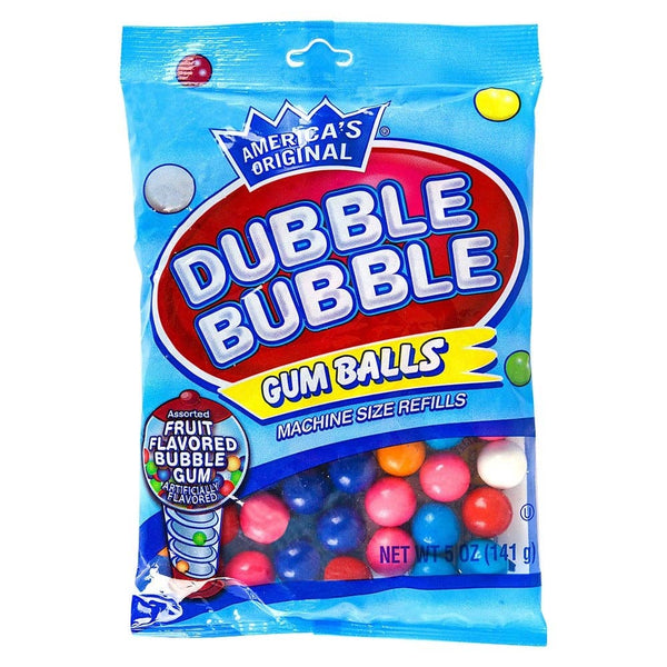 DUBBLE BUBBLE GUMBALL BAG 5 oz  - LLB Candy