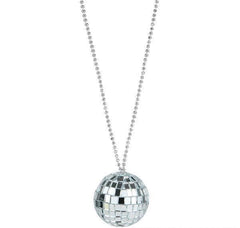 DISCO BALL NECKLACE 2" LLB kids Accessories