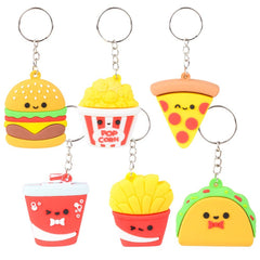 2.25" FAST FOOD KEYCHAINS LLB Keychain