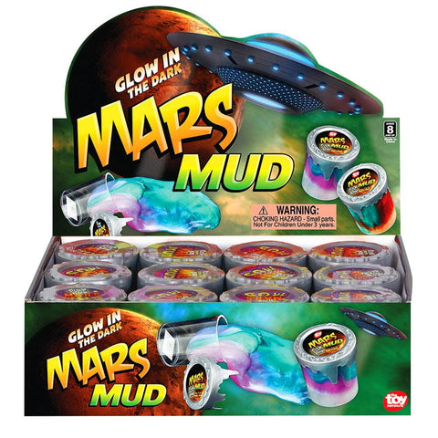 Glow in Dark Mars Mud 12ct - LLB Toys
