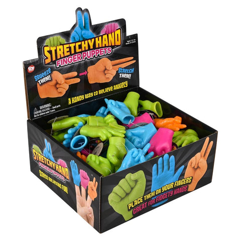 2.5" Neon Hand Finger Puppets - LLB Toys