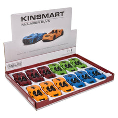 5" Diecast Pull Back McLaren Elva 12ct - LLB Toys