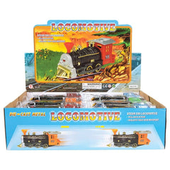 7" DIE-CAST PULL BACK LOCOMOTIVE LLB Car Toys