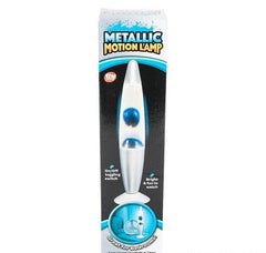 13.5" BLUE METALLIC WAX MOTION LAMP LLB kids toys