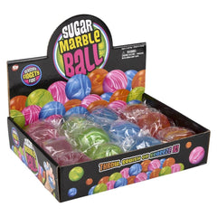 2.4" Marble Squeezy Sugar Ball 12ct LLB Squishy Toys