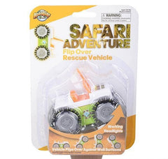 3.75" SAFARI RESCUE FLIP TRUCK LLB Car Toys