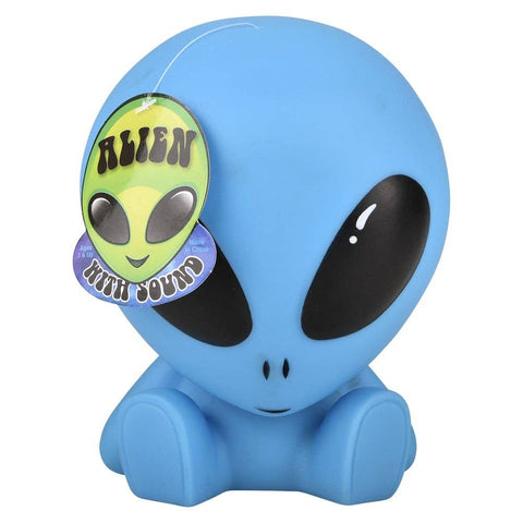 Rubber Alien With Sound 6" - LLB Toys