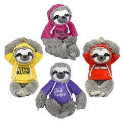 15.5" SLOTH WITH HOODIE LLB Plush Toys