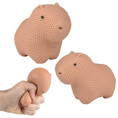 Marshmallow Crochet Capybara 3.5" - LLB Toys