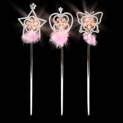 Light-Up Princess Wand 15.5" Assortment - LLB Toys