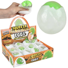 2.75" SQUEEZE DINOSAUR EGG LLB Squishy Toys