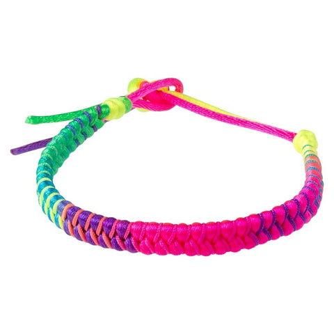 7" Rainbow Friendship Bracelet 24ct - LLB Toys