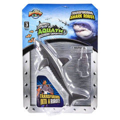GREAT WHITE SHARK ROBOT ACTION FIGURE LLB kids toys