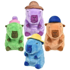 9" Capybaras With Hats Plush - LLB Toys