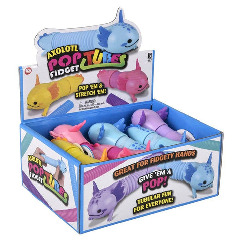 7.5" Axolotl Fidget Pop Tube LLB Fidget Toys