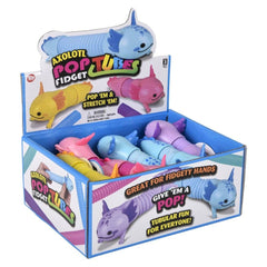 7.5" Axolotl Fidget Pop Tube LLB Fidget Toys