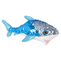 10" SEQUIN GREAT WHITE SHARK LLB kids toys
