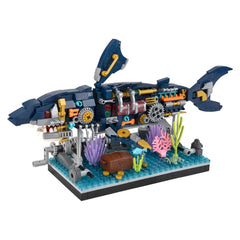 Mechanical Shark Building Block Set 499pc - LLB Toys