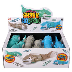 Wind Up Coil Spring Shark 7" - LLB Toys