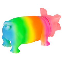 8" SNORTING RAINBOW PIGS LLB kids toys