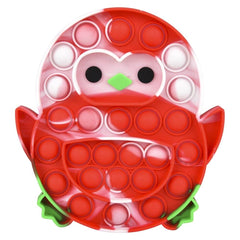 HOLIDAY PENGUIN BUBBLE POPPERS 6" LLB kids toys Christmas