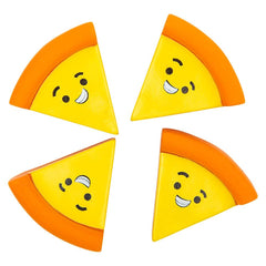 2" Rubber Pizza Assortment Toy - LLB Toys
