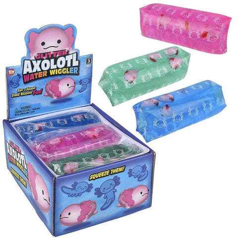 Jumbo Axolotl Water Wiggler 5" LLB kids toys