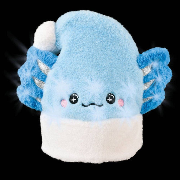 Light-Up Blue Axolotl Santa Hat Christmas - LLB Toys