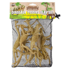 8PC MESH BAG DINOSAUR FOSSIL ASSORTMENT LLB kids toys