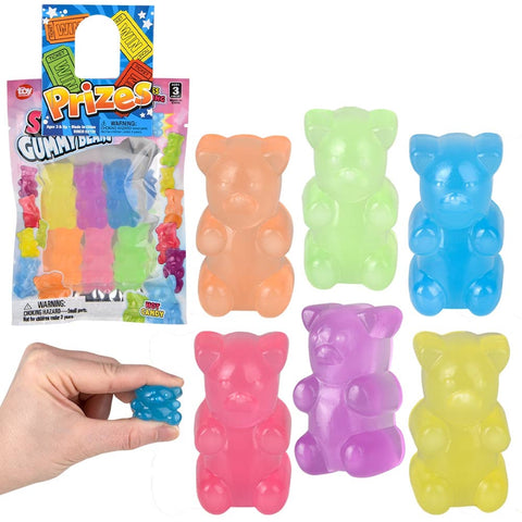 1.5" Squeezy Yummy Bear 12/Disp 12/25 - LLB Toys