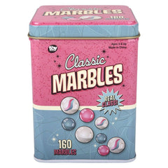160PCS MARBLE IN TIN BOX LLB kids toys