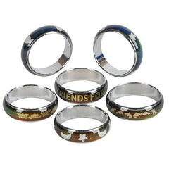 PATTERNED MOOD RINGS 60PCS/BOX LLB kids toys