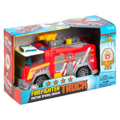 7.5"  Fire Engine - Light/sound/water Squirt- LLB Toys