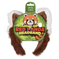 Light-Up Plush Red Panda Headband LLB Light-up Toys