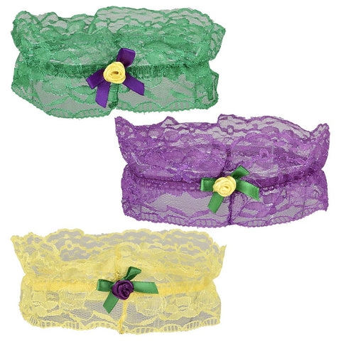 Mardi Gras Leg Garter - LLB Toys
