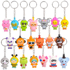 Collectible Kawaii Animal Keychain 1.5" - LLB Toys