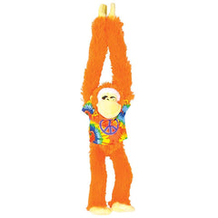 17" HANGING APE plush WITH TIE-DYE SHIRT LLB Plush Toys